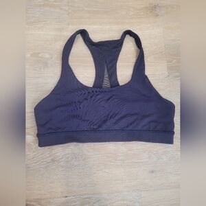 Lululemon Navy Mesh Back Sports Bra Size 8